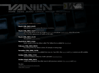 Vanilin Online Version 4 Screenshot